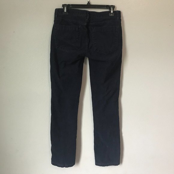 J CREW Navy Cotton Corduroy Matchstick Pants 27R - Picture 4 of 6
